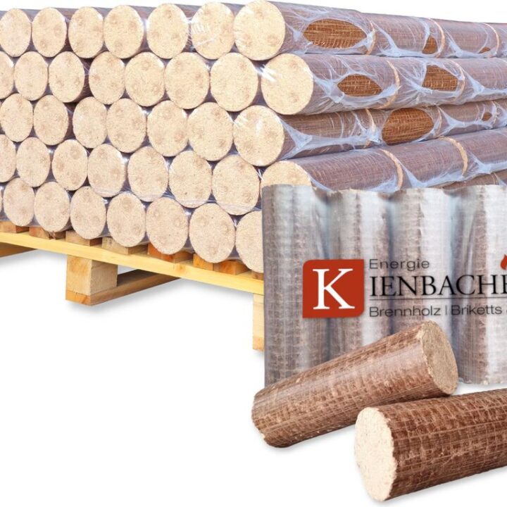 Premium Hartholzbriketts aus Buche & Eiche | 400 kg auf Palette – Ansicht 1