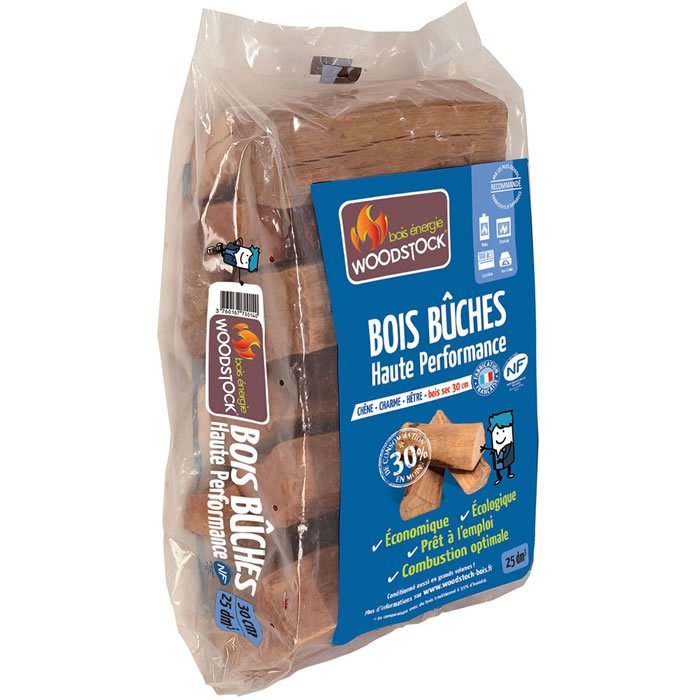 WOODSTOCK Holzscheite 30 cm | 30 cm – Kaminofen
