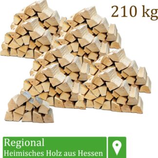 210 kg Ofenfertiges Buchenholz für Kamin und Grill – direkt aus Hessen – Ansicht 1