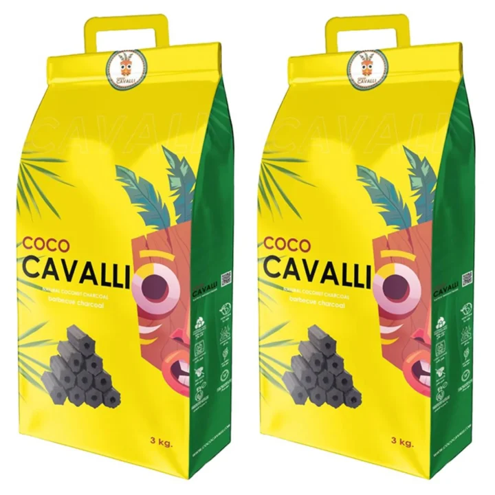 6KG Premium Kokoskohle Grillkohle Holzkohle Kokos Grill