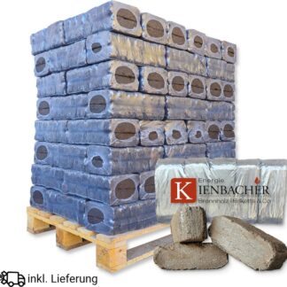 960 kg Torfbriketts von Energie Kienbacher – Umweltfreundliche Heizlösung mit langanhaltender Brenndauer – Ansicht 1