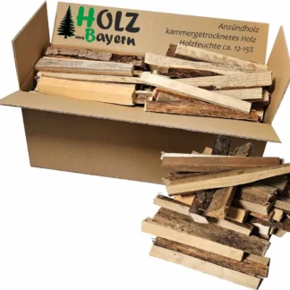 Anzündholz 8kg Anmachholz Anfeuerholz Brennholz Anzünder Kaminholz trocken
