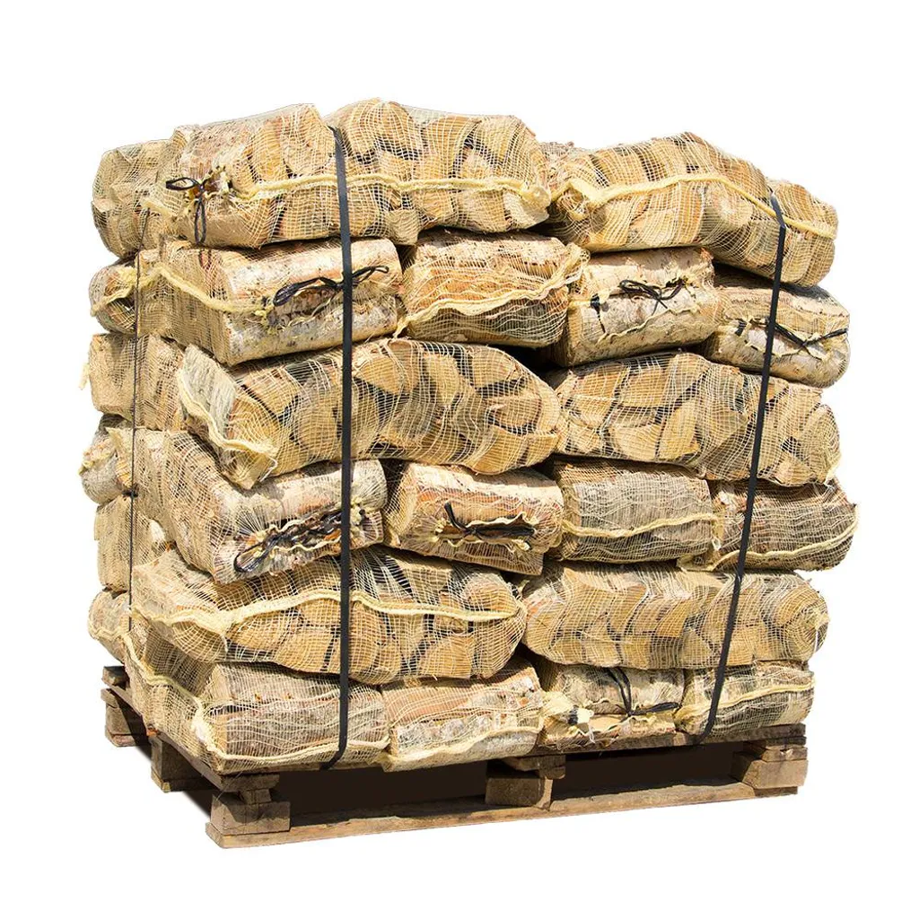 Brennholz Birke 28cm, ofenfertig, 36 x 40l Sack, ca. 1,1RM | 28cm