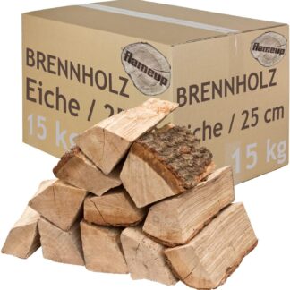 Brennholz Holz Eiche 5-500 kg Für und Kaminofen Feuerschale Grill