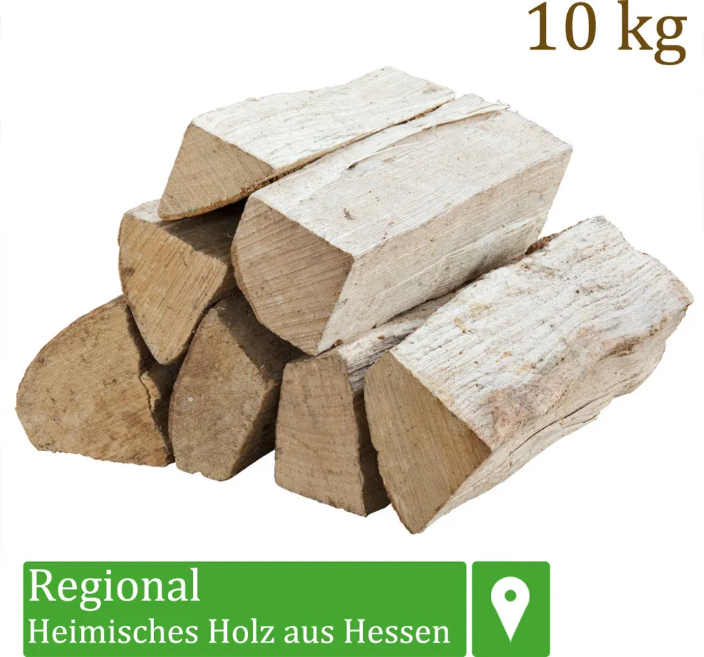 Brennholz Kaminholz Holz 10 kg Für Ofen und Kamin Kaminofen Feuerschale Grill Buche Feuerholz Buchenholz Holzscheite Wood 33 cm Flameup