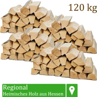Brennholz Kaminholz Holz 120 kg Für Ofen und Kamin Kaminofen Feuerschale Grill Buche Feuerholz Buchenholz Holzscheite Wood 25 cm Flameup