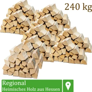 Brennholz Kaminholz Holz 240 kg Für Ofen und Kamin Kaminofen Feuerschale Grill Buche Feuerholz Buchenholz Holzscheite Wood 25 cm Flameup