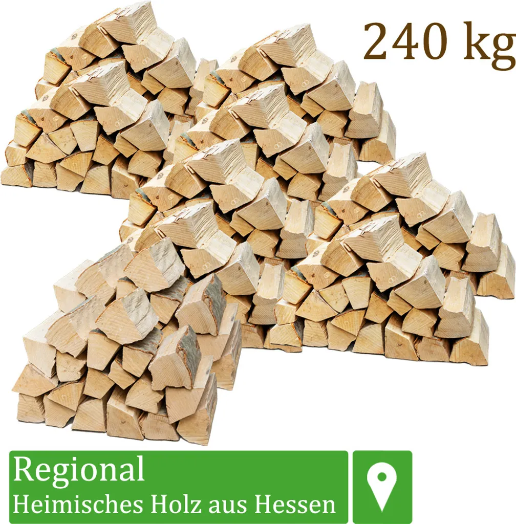 Brennholz Kaminholz Holz 240 kg Für Ofen und Kamin Kaminofen Feuerschale Grill Buche Feuerholz Buchenholz Holzscheite Wood 25 cm Flameup