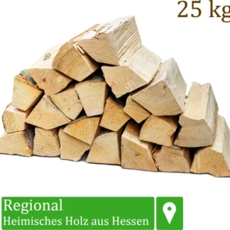 Brennholz Kaminholz Holz 25 kg Für Ofen und Kamin Kaminofen Feuerschale Grill Buche Feuerholz Buchenholz Holzscheite Wood 25 cm Flameup