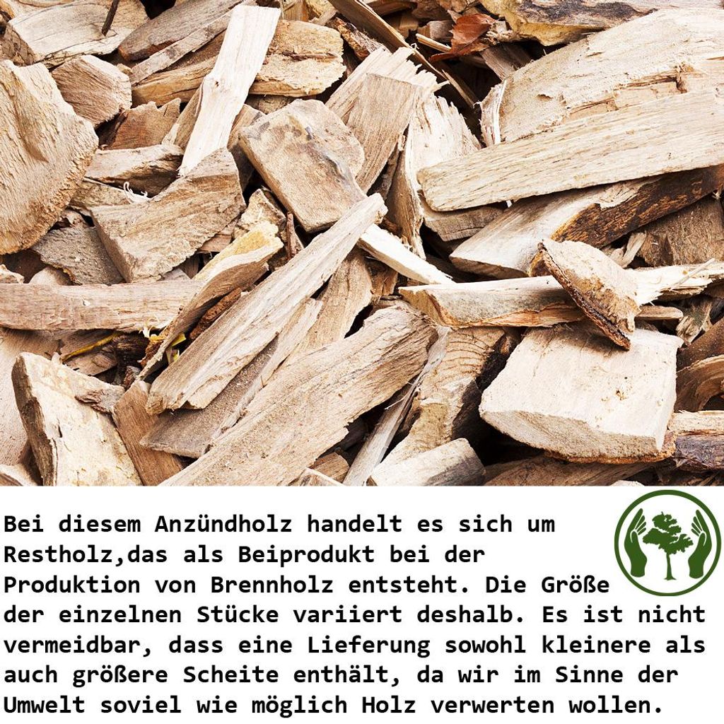 Flameup Anzündholz Buche 30 kg – Hochwertige Anfeuerhilfe für Kamin und Grill – Ansicht 2