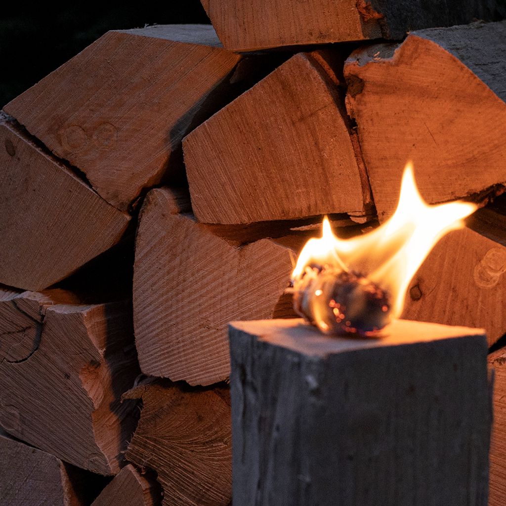 Flameup Kaminholz Buche 20 kg - Ofenfertiges Brennholz mit 33 cm Scheitlänge – Ansicht 3