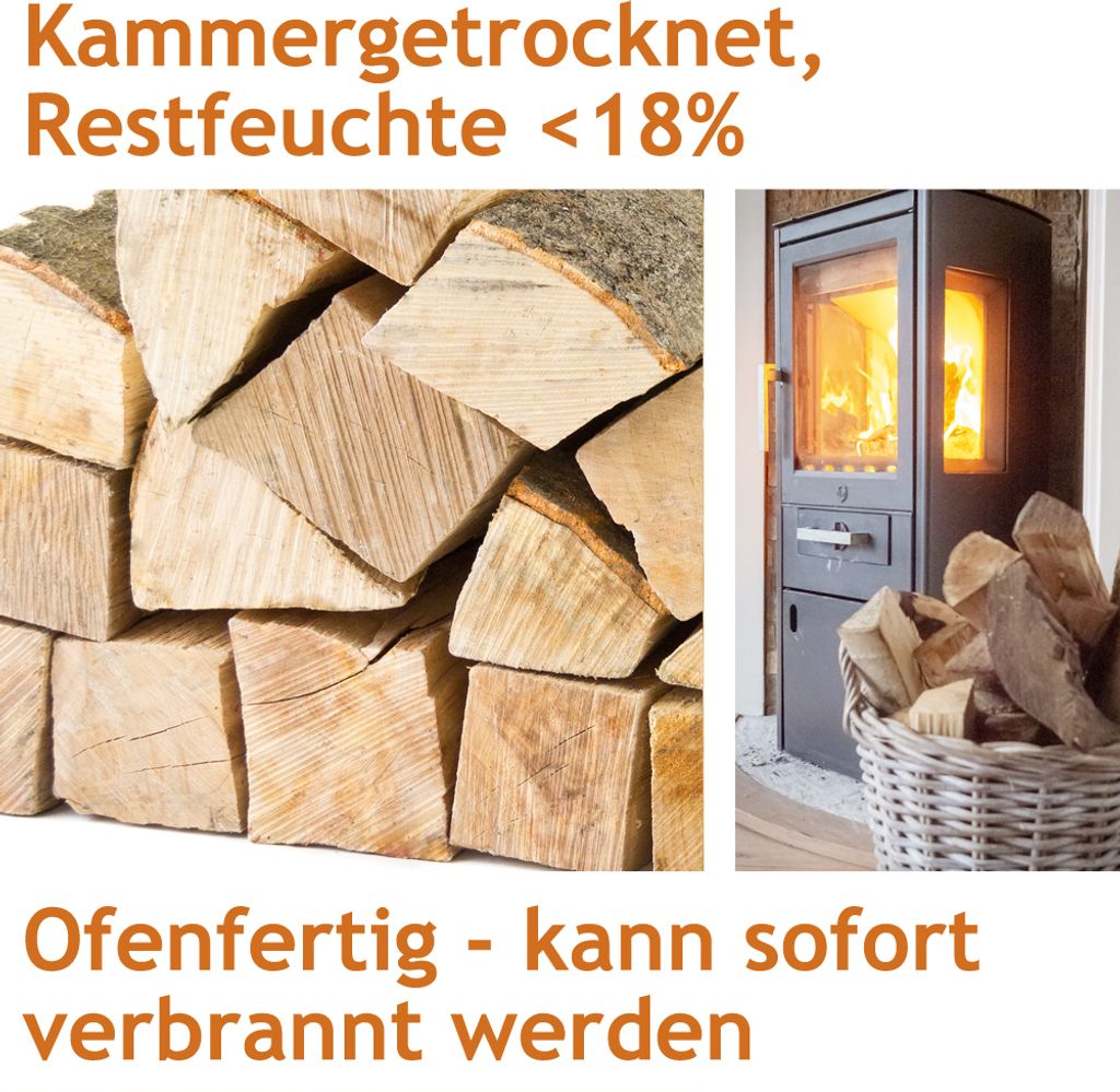 Flameup Kaminholz Buche 5 kg - Hochwertiges Ofenholz für gemütliche Stunden – Ansicht 4