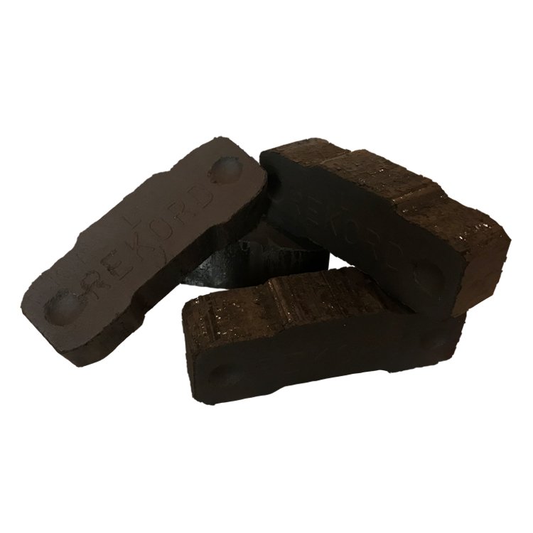 GEMISCHTE HOLZBRIKETTS AUS 100% EICHE + BRAUNKOHLENBRIKETTS PALETTE