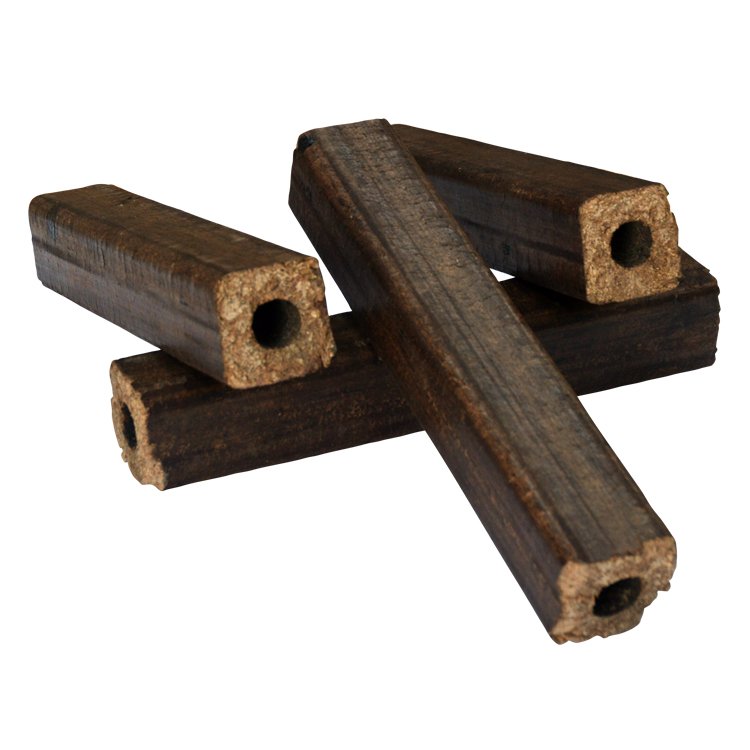 GEMISCHTE HOLZBRIKETTS AUS 100% EICHE + BRAUNKOHLENBRIKETTS PALETTE