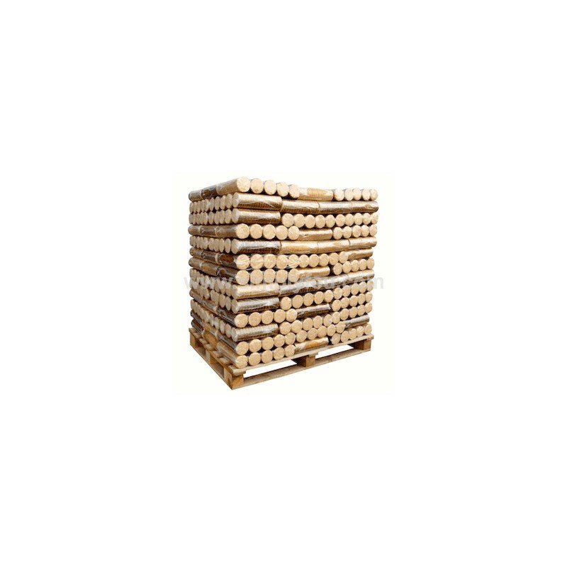 Gepresste Holzscheite aus 100% Laubholz – Palette à 1040kg | 040kg