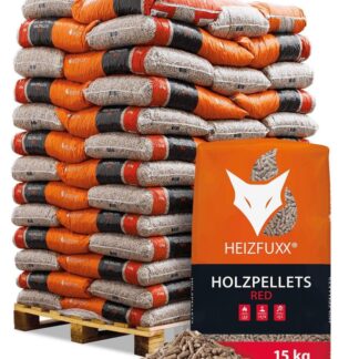 Heizfuxx Red ENplus A1 Hartholzpellets - 975 kg Palette, 15kg Sack – Ansicht 1