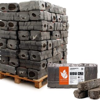 HEIZFUXX Torfbriketts Torfkohle Braunkohle Gluthalter Dauerbrenner