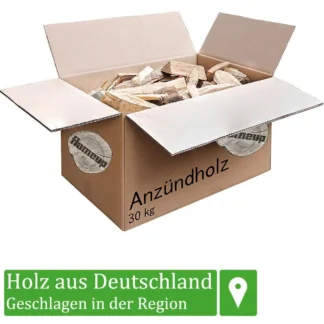 Holz Kaminanzünder Anzündholz Brennholz Anmachholz Buche Anfeuerholz Grill 30 kg Kaminholz Anzünder Anzuendholz zum Feuer machen Zubehör Outdoor flameup