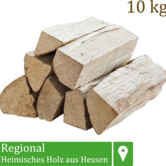 Kaminholz Buchenholz 10 kg – Holzscheite 33 cm, ofenfertig, perfekt für Kamin und Grill – Ansicht 1