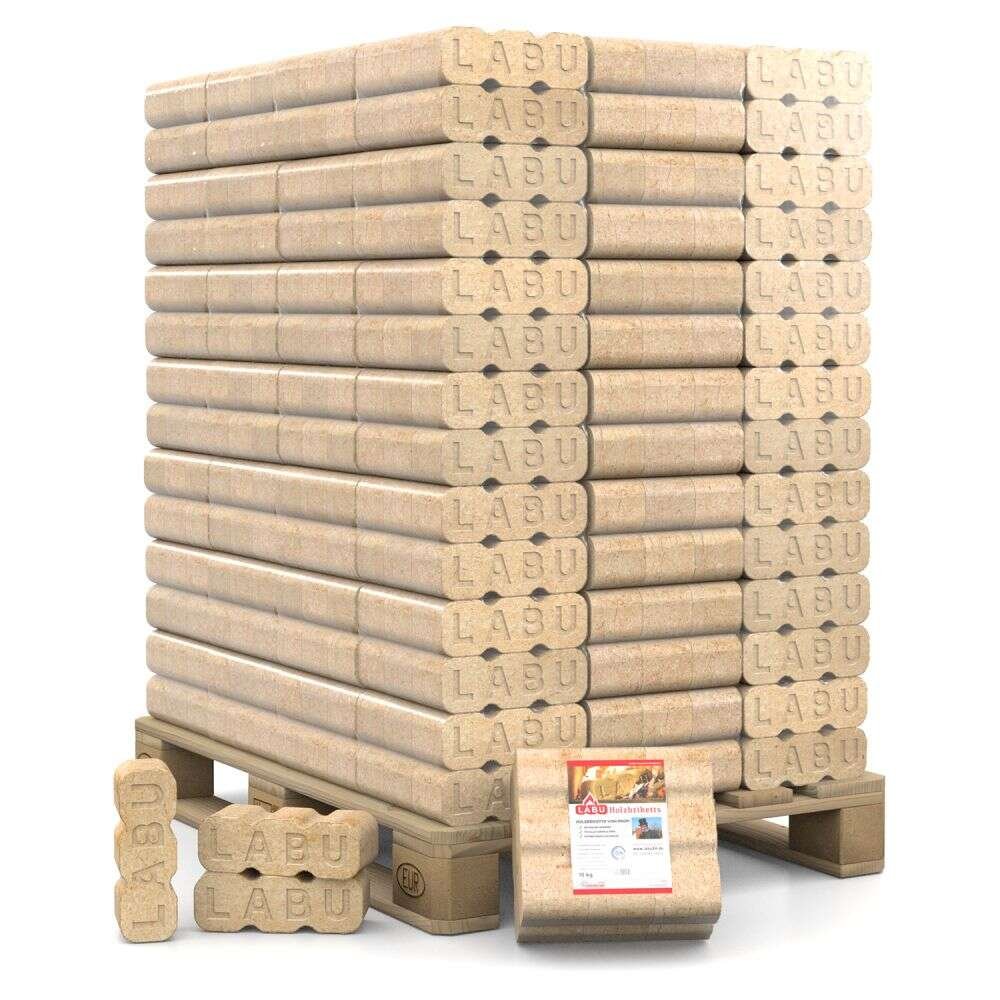 LABU Holzbriketts vom Profi 96 X 10 KG ( 960kg) | 10 kg – Kaminofen