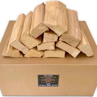 PINI Grillholz OHNE RINDE Buche 20 Kg Brennholz ca. 25 cm für Pizzaofen Grill Smoker Kamin Feuerschale