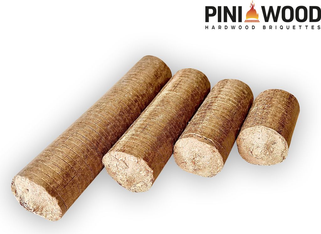 PINI Hartolzbriketts 30 kg aus 100% Eiche – Langanhaltende Wärme für Kamin und Ofen – Ansicht 4
