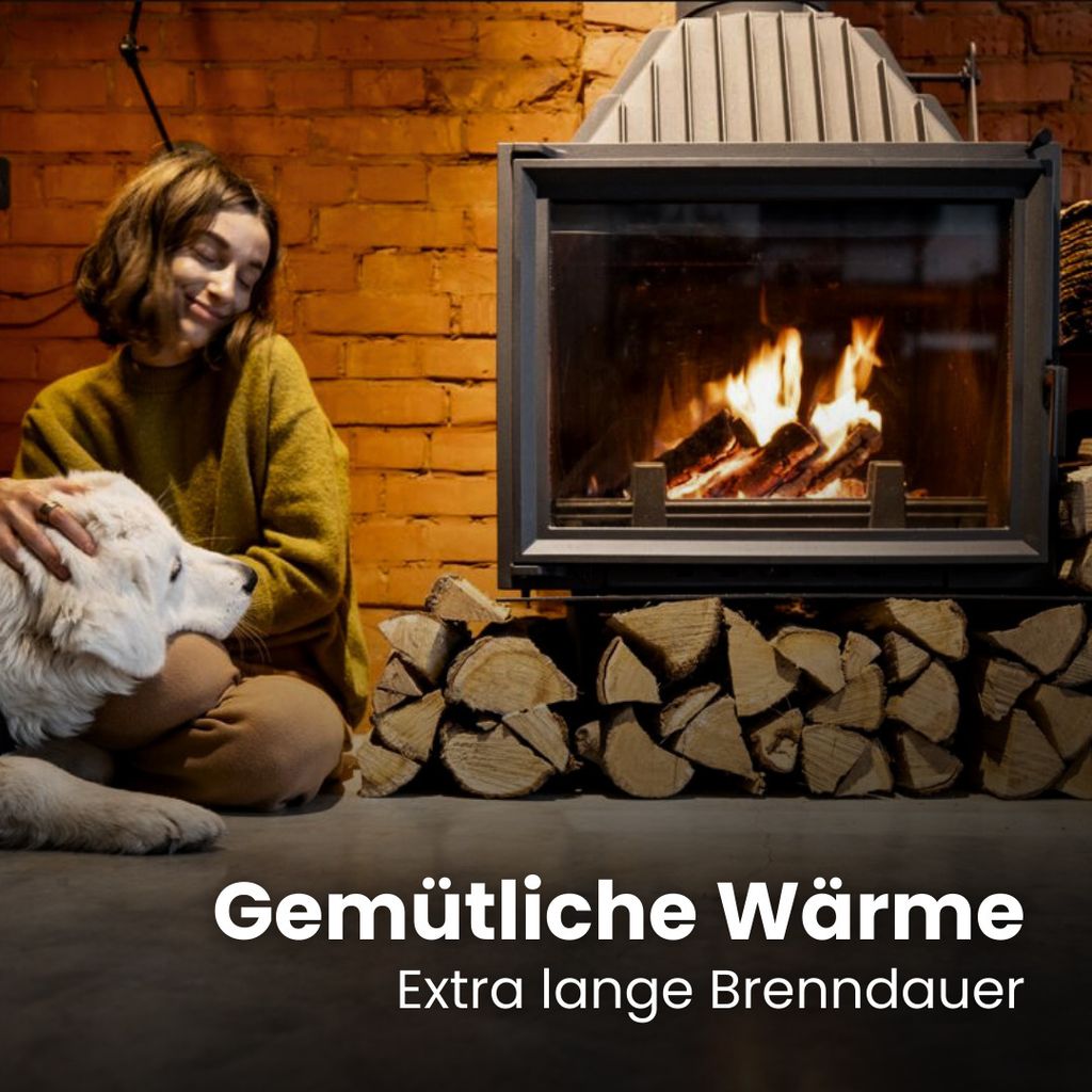 Premium Kaminholz Mix - Buchenholz, 1 RM, 25 cm Scheitlänge, 500 kg – Ansicht 4
