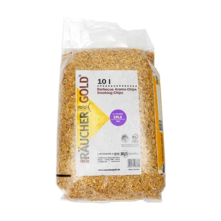 Räuchergold® Erle AL 750/2000 im 10 Liter Sack | 10 L – Kaminofen