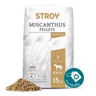 Stroy Miscanthus Einstreu Granulat Pellets 15kg x Sac Palette | 15kg