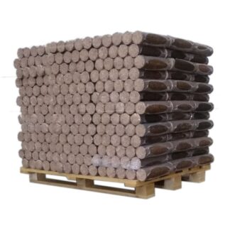 VERDICHTETES HOLZ – LAUBHOLZ – PALETTE À 1 TONNE – Kaminofen