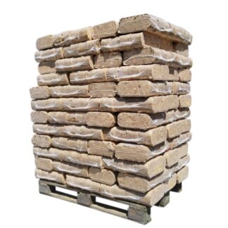 VERDICHTETES HOLZ – WALDZIEGEL – PALETTE ZU 1080 KG | 080 kg – Kaminofen