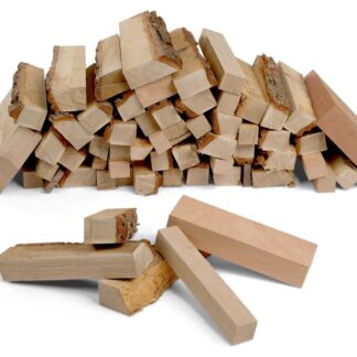 Woodsellers Anzündholz 20kg – Ofenfertiger Hartholz-Mix für Kamin und Grill (Scheitlänge 24 cm) – Ansicht 1